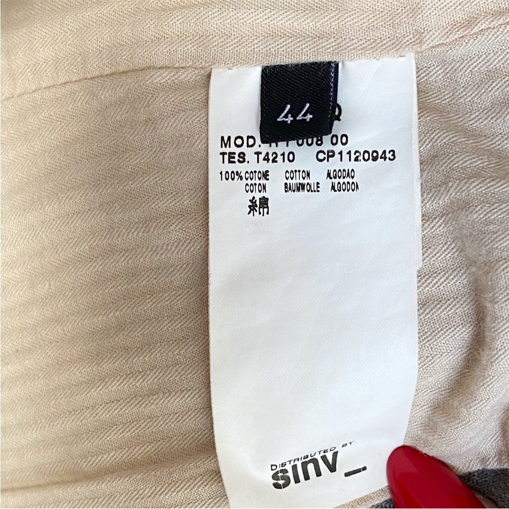 ALEXANDER MCQUEEN DISTRESSED GRAY TAN KNIT LONG SLEEVE HOODIE BLAZER JACKET - Picture 12 of 13